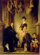John Singer Sargent Portrait of the 9th Duke of Marlborough with his family France oil painting reproduction